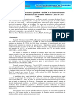 Aplicação PDCA e Diagrama de Ishikawa