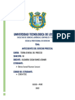 Antecedentes del Derecho Procesal Peruano