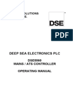Dse5560 Operator Manual