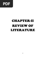 Chapter-Ii Review of Literature