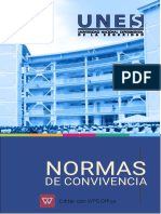 Normas de Convivencia UNES Agosto 2014