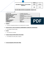 Informe Cambio de Uñas de Excavadora HX480 #03 (09-03-22) 5505.6 Hrs