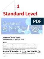 IB SL 10 EQ Topic 1 STANDARD LEVEL s1999 To s2013 (Including Winter Papers) 4students