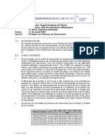 LM-151-07. Informe de Analisis de relave de Cianuración