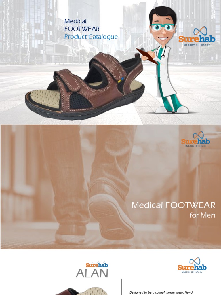 Surehab Medical Footwear Product Catalogue PDF Shoe Footwear