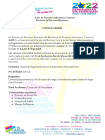 Convocatoria Agente de Seguridad Feb22