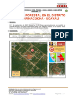 Reporte Complementario #4789 7sep2021 Incendio Forestal en El Distrito de Yarinacocha Ucayali 1