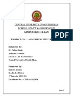 Administrative Tribunals Project Analyzes Structure, Role and Constitutional Validity