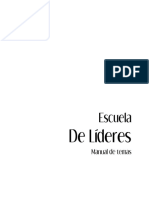 Escuela de Líderes. Manual de Temas 2020