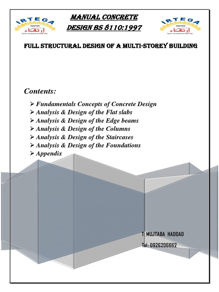Concrete Design Manual BS 8110 | PDF | Strength Of Materials | Beam ...