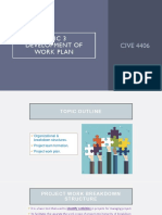Topic 3 Development of Work Plan June 2020