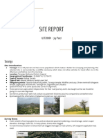 Site Report: UCT20064 - Jay Patel