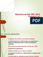 Resumen - Clausula 0.1 To 3 ISO 9001 - 2015