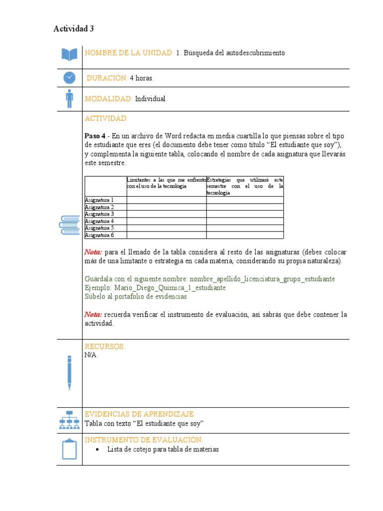 Actividad 3 | PDF | Artes del Lenguaje y Comunicación