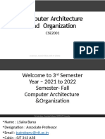 1-1introduction To Computer Systems - Overview of Organization and Architecture - Functional Components-02!08!202