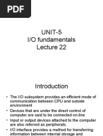 28-5-I O Fundamentals Handshaking, Buffering-20!10!2021 (20-Oct-2021) Material I 20-10-2021 Unit-5-Lecture1