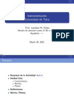 Instrumentaci On Universidad de Talca: Prof. Jonathan M. Palma Horario de Atencion Lunes 17:30 A 18:30. Ayudante.