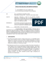 Informe sobre inspección de embarcaciones con madera en Santa Clotilde