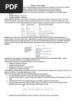 Chapter 3 Lexical Analysis