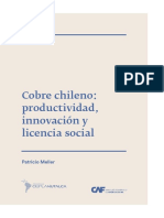 Cobre Chileno - Productividad, Innovación y Licencia Social - CIEPLAN - Patricio Meller