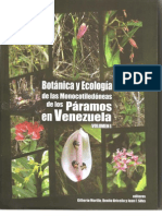 Botánica y Ecología de Las Monocotiledóneas de Los Páramos en Venezuela (Contenido y Presentación)