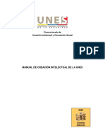 UNES - Manual Creacion Intelectual UNES - Instructivo Añadido y Correcciones 2020