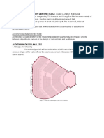 CALVARY CONVENTION CENTRE (CCC), Kuala Lumpur, Malaysia: Auditorium Design Analysis