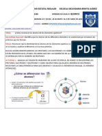 Actividades de Quimica Semana 35 y 36 2021