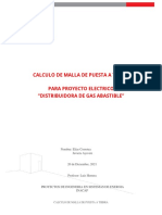 Cálculo de resistividad de terreno para proyecto eléctrico