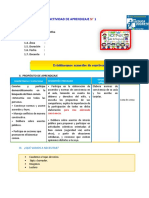 D1 SESION Establecemos acuerdos de convivencia