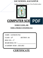 Computer Science: Certificate