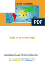 Geografía Continental