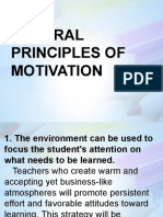 General Principles of Motivation