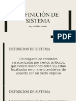 Definición de sistema en