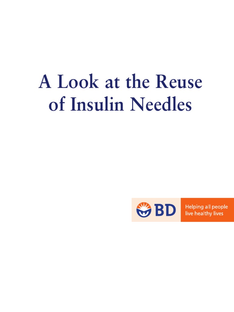 DC A Look at The Reuse of Insulin Needles WP en PDF Syringe
