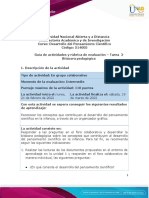 Guía de Actividades y Rúbrica de Evaluación - Unidad 1 - Tarea 2 - Bitácora Pedagógica