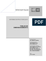 SEII- tablas de dimensionamiento