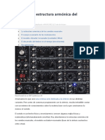 Estructura armónica sonidos musicales