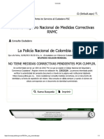 Certificado Nacional de Medidas Correctivas Emitido Por La Policia - WILFREDO HOLGUIN