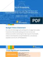 FY23 Operating and Capital Budget Overview Presentation