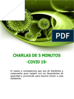 35 CHARLAS DE 5 MINUTOS COVID19