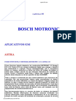 Sistema de injeção eletrônica MOTRONIC 1.5.2 Astra