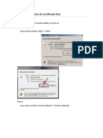 Manual Instalación Certificado Raíz