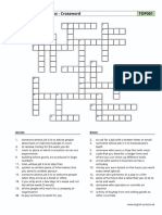 Crossword Puzzle by Topics