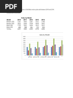 Dirt Bikes Financial and Sales Data