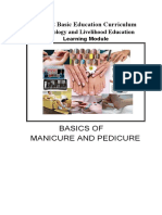 Basics of Manicure and Pedicure: K To 12 Basic Education Curriculum