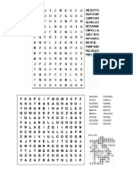 5 Sopas de Letras y 5 Crucigramas