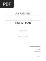 Lab Rats Inc.: Project Plan