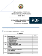 Perancangan Strategik (Kokurikulum) SRiM 2022-2024