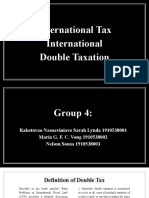 The International Double Taxation